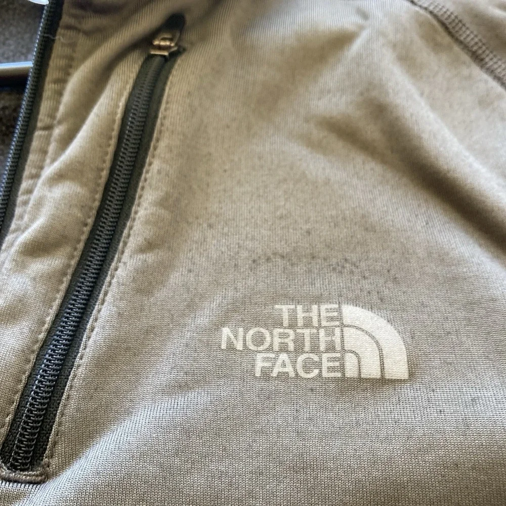 North Face Flight Series Jacket‎ Mens M Gray Black Softshell Zip